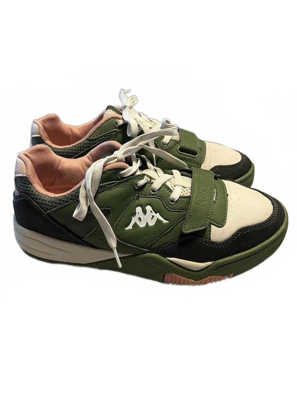 Kappa Authentic Atlanta 2 Sneakers Gorpcore Earthy Olive Pink Streetwear Shoes 8